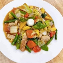 Steam Rice with Mixed Veges(Htaminpaung)