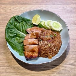 ข้าวเหนียวผัดแจ่ว