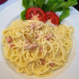 Spaghetti Carbonara Ham