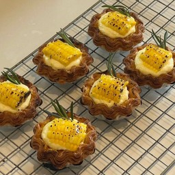 Corn cheese tart