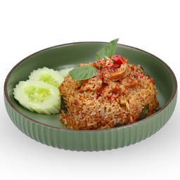 ข้าวผัดพริกเผาหมู