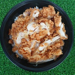 ข้าวหน้าไก่ทอด