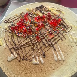 ช็อกโกแลต เยลลี่แดงเม็ดสายรุ้ง