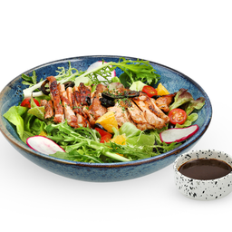 สลัดไก่ย่างสมุนไพร