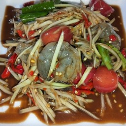 ตำกุ้งสด