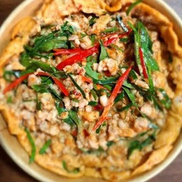 ข้าวห่อหมกหมูสับไข่ข้น