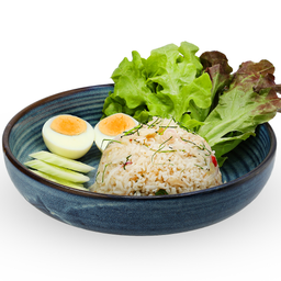 ข้าวผัดปลาเค็มสมุนไพร