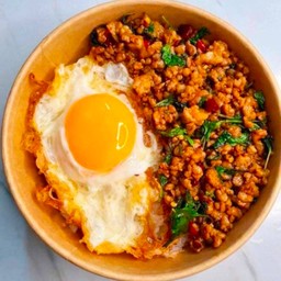 ข้าวกะเพราหมูสับ