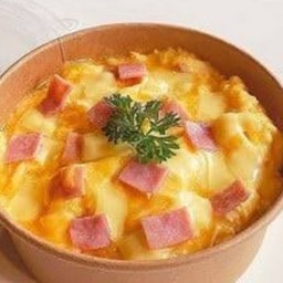 ข้าวไข่ข้น แฮมชีส