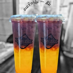 อเมริกาโน่-ส้ม[กาแฟสด]