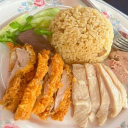 ข้าวมันไก่สองใจ พิเศษ
