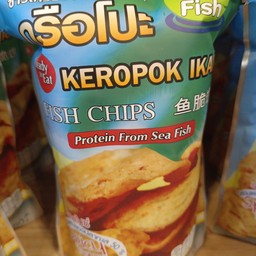 ข้าวเกรียบปลากรือโปะ รสสไปซี่