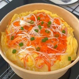 ข้าวไข่ข้น ปูอัดไข่กุ้ง