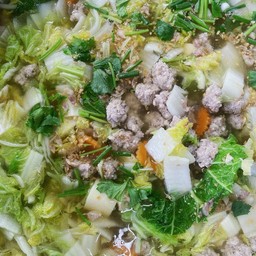 ต้มจืดเต้าหู้หมูสับสาหร่าย