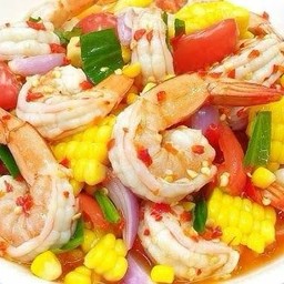 ยำข้าวโพดทะเล