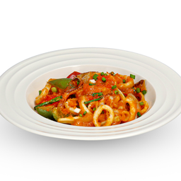 ปลาหมึกผัดไข่เค็ม