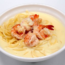 สปาเก็ตตี้ซอสครีมกุ้ง
