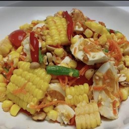 ตำข้าวโพดไข่เค็ม