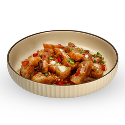 หมูกรอบคั่วพริกเกลือ