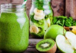 กีวี่ แอบเปิ้ลเขียว กล้วยหอม ปั่น