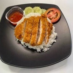 ข้าวไก่กรอบ