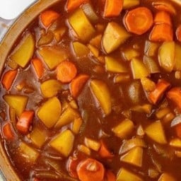 เฉพาะแกงกะหรี่ ( ปริมาณเท่ากับข้าวหน้าแกงกะหรี่ญี่ปุ่นต่างๆ )