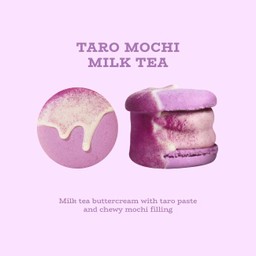 Taro Mochi Milk Tea Fatcaron