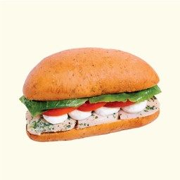 ชิกเกน มอซซาเรลล่า เพสโต้ แซนวิช