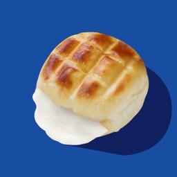 ขนมปังย่างเนยไส้ทะลัก นมข้น