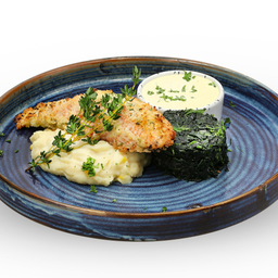 แซลมอนอบครัชสมุนไพรซอสเลมอน