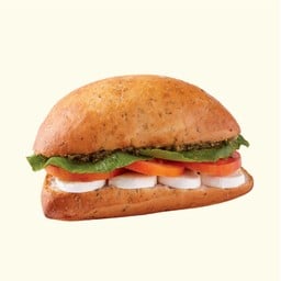 เฟรชมอซซาเรลล่าเพสโต้แซนด์วิช (มังสวิรัติ)