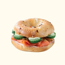 แซลมอนวาซาบิ เบเกิล