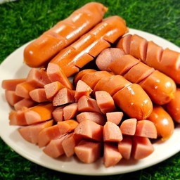 ไส้กรอกหนังกรอบทอด