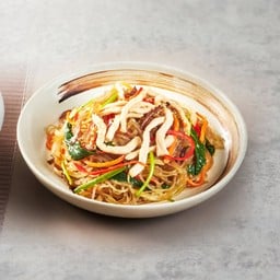 ผัดวุ้นเส้นเกาหลีหมู (จับแช)