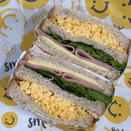 แซนวิชเกาหลี - ไข่คนแฮมชีส