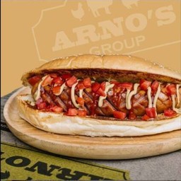 Burger Hot Dog Chicago Style