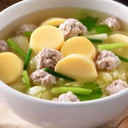 แกงจืดเต้าหู้ หมูสับ