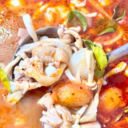 ข้าวราด ต้มยำไก่