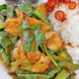 ผัดพริกแกงไก่ใส่พริกหยวก