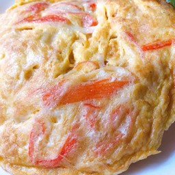 ข้าวไข่เจียวปูอัด