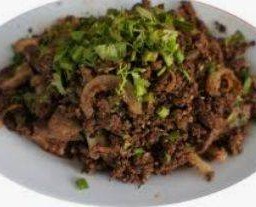 ลาบหมูสุก