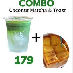Coconut Matcha & Toast