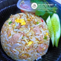 ข้าวผัดน้ำมันรำข้าว | ทูน่า 50 g.