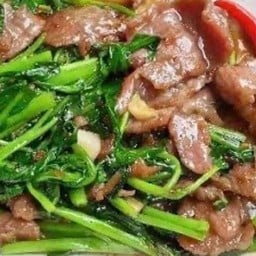 ผักผักบุ้งหมูชิ้น(กับข้าว)