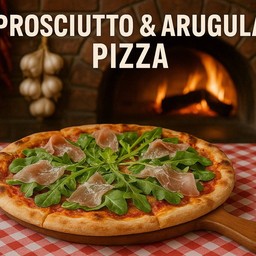 Parma Ham & Arugula Pizza (L)