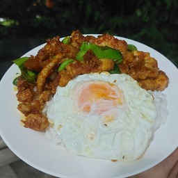 หมูชิ้น ผัดพริกแกงใต้
