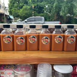 ชาไทย แบบขวด