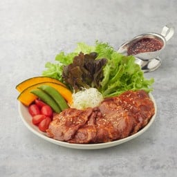 สลัดบาร์บีคิวหมูเกาหลี