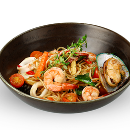 สปาเก็ตตี้ผัดขี้เมาซีฟู๊ด