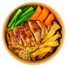 บะหมี่หยกไก่ย่างซอสเทอริยากิ